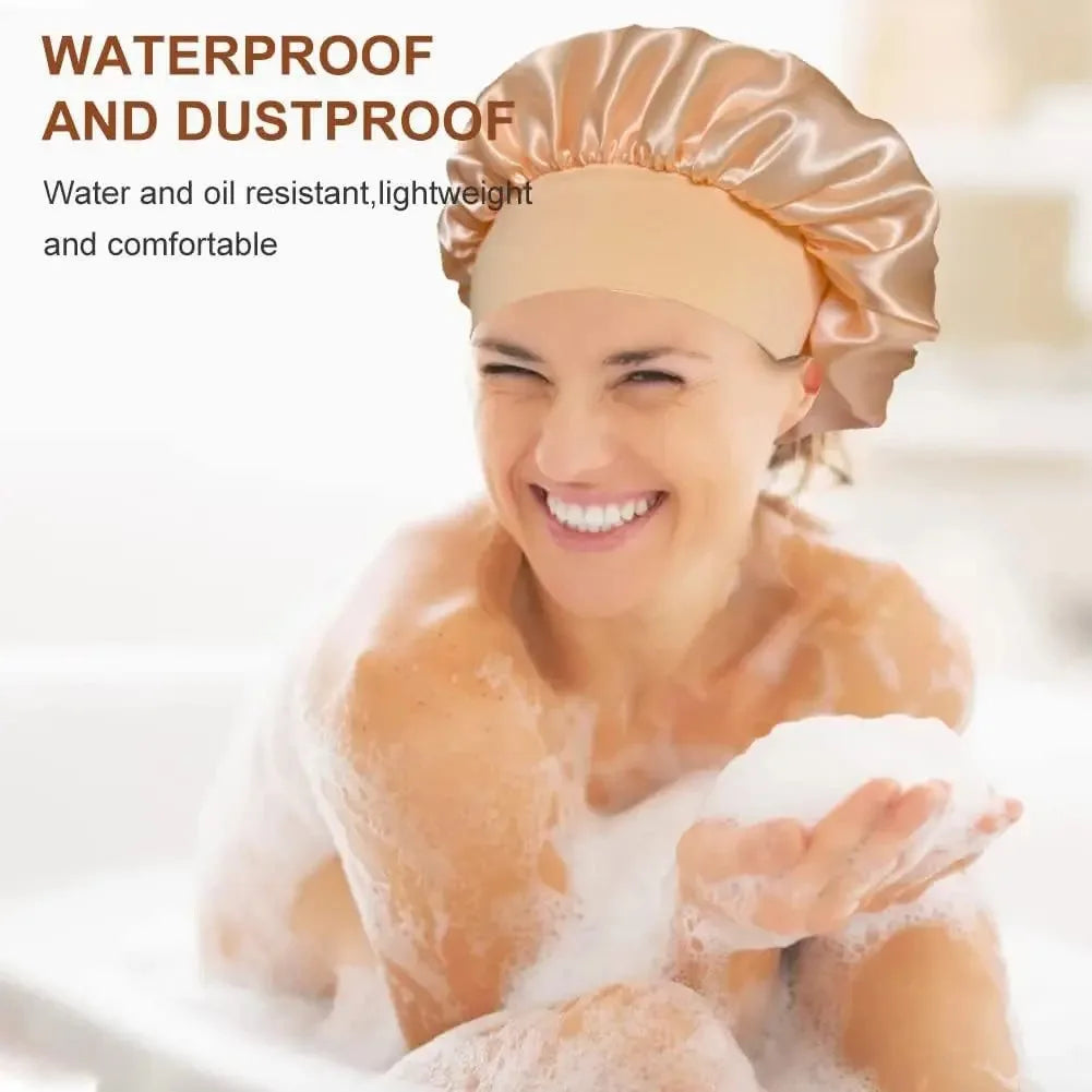 Satin-Nachthaube